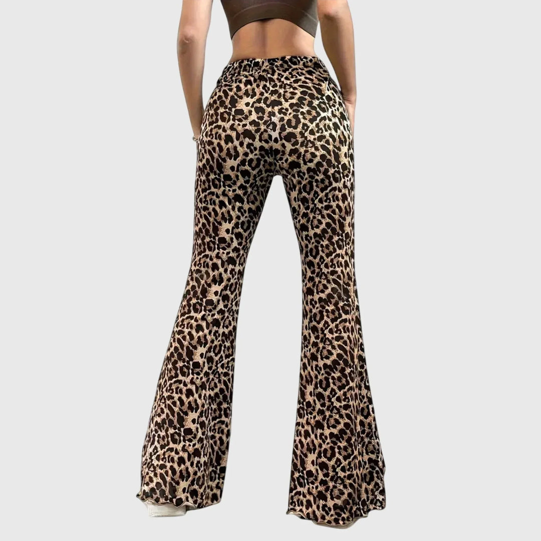 Leopard Bootcut Pants - Sarah and Emma Portland