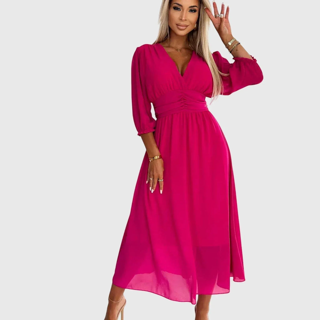 Chloe™ | Lightweight Silky Chiffon Dress - Sarah and Emma Portland