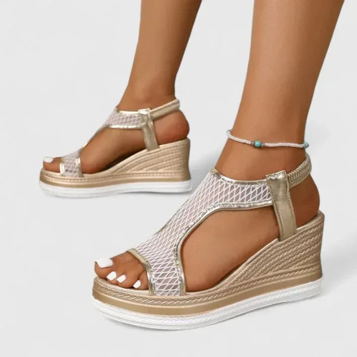 Jessica | Orthopedic Wedge Sandals - Sarah and Emma Portland
