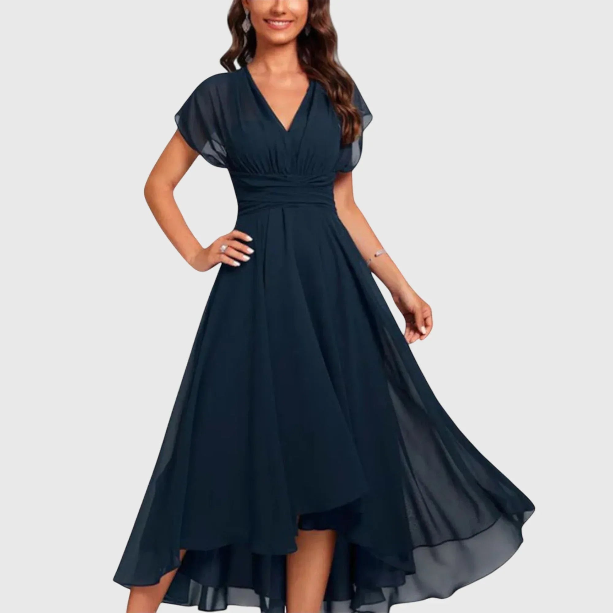 Christina™ | V-Neck A-Line Dress - Sarah and Emma Portland