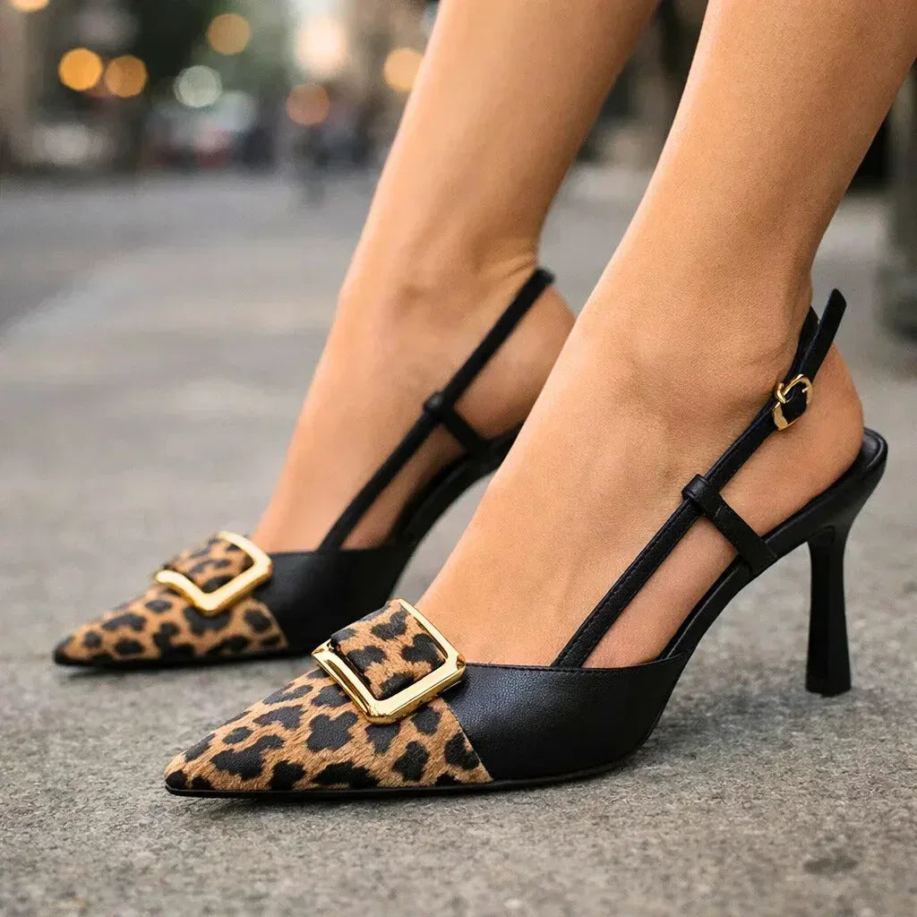 JADA MARIE LEOPARD HEELS - Sarah and Emma Portland
