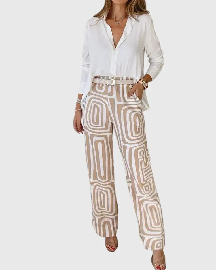 Emilia™ | Stylish Pants + Free Blouse & Belt - Sarah and Emma Portland