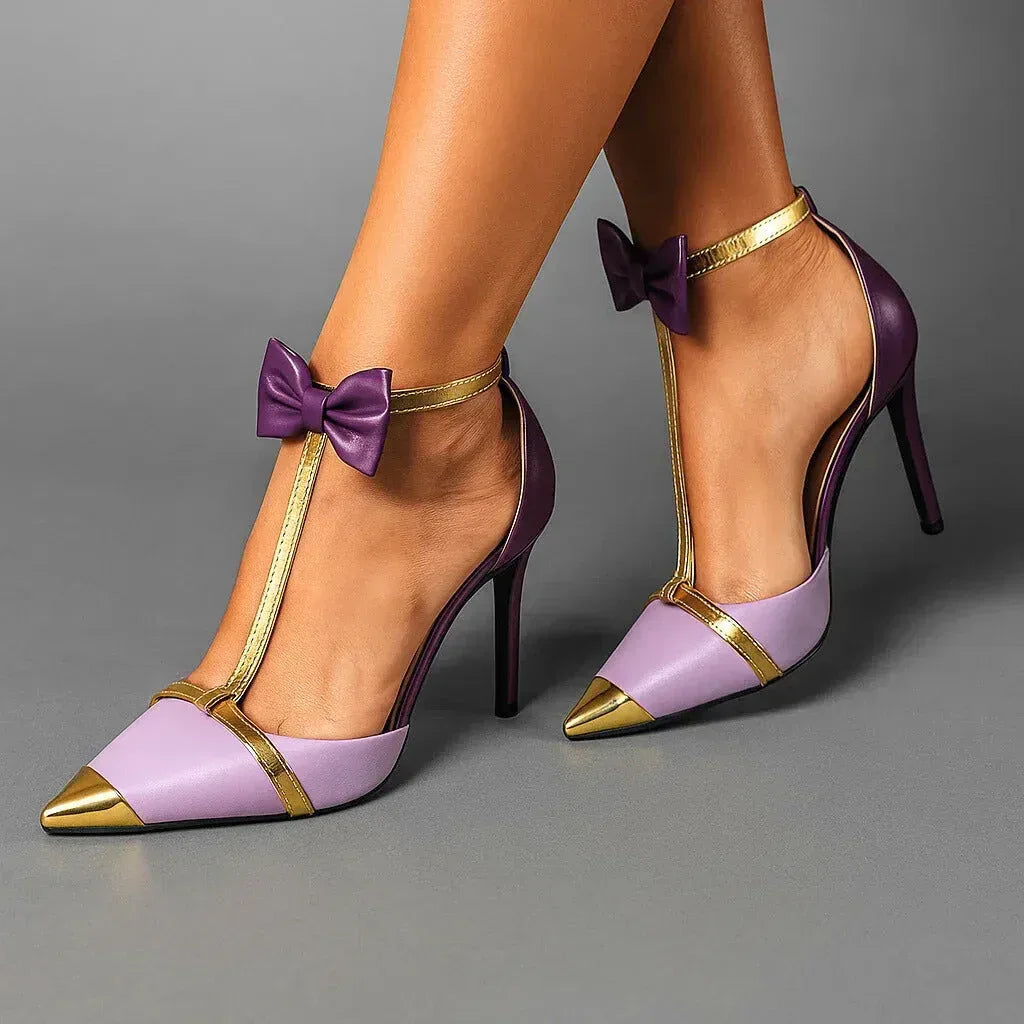 BELLA BOW-TIE STILETTOS - Sarah and Emma Portland