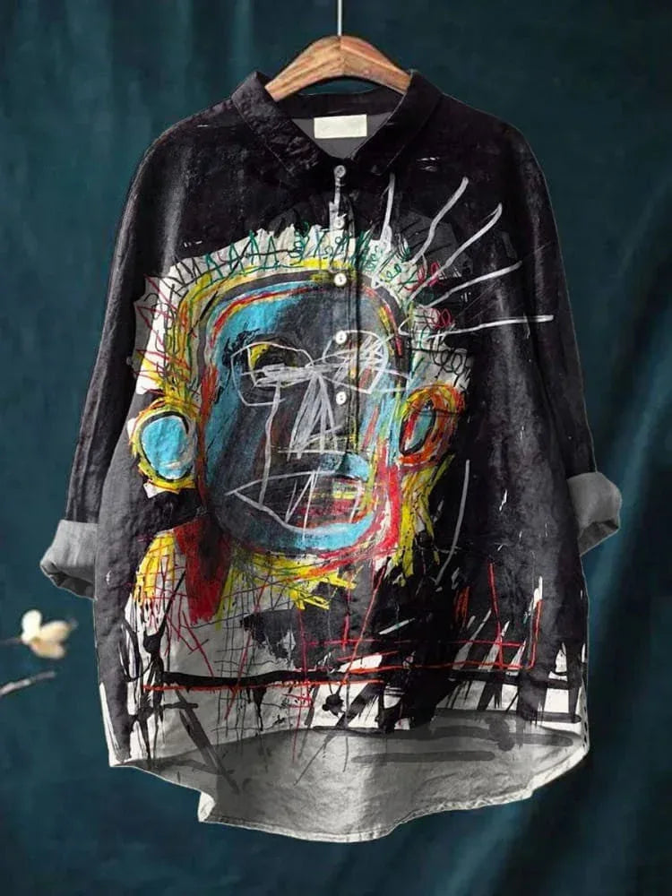 Isabelle | Abstract Art Shirt - Sarah and Emma Portland