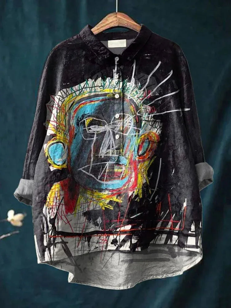 Isabelle | Abstract Art Shirt
