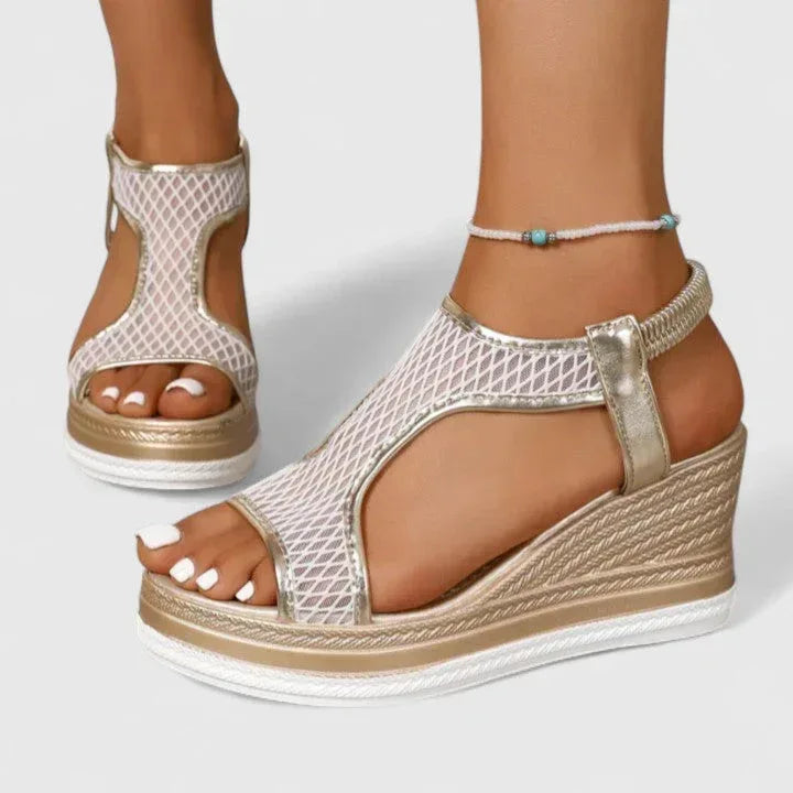 Jessica | Orthopedic Wedge Sandals - Sarah and Emma Portland