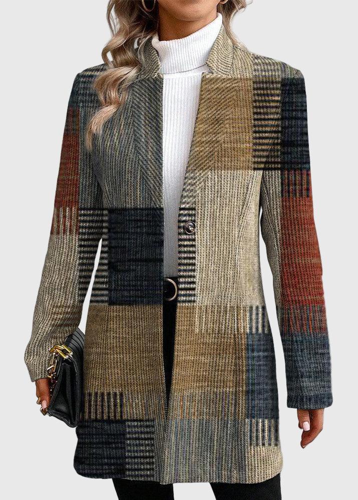 Jill | Elegant Patterned Blazer - Sarah and Emma Portland