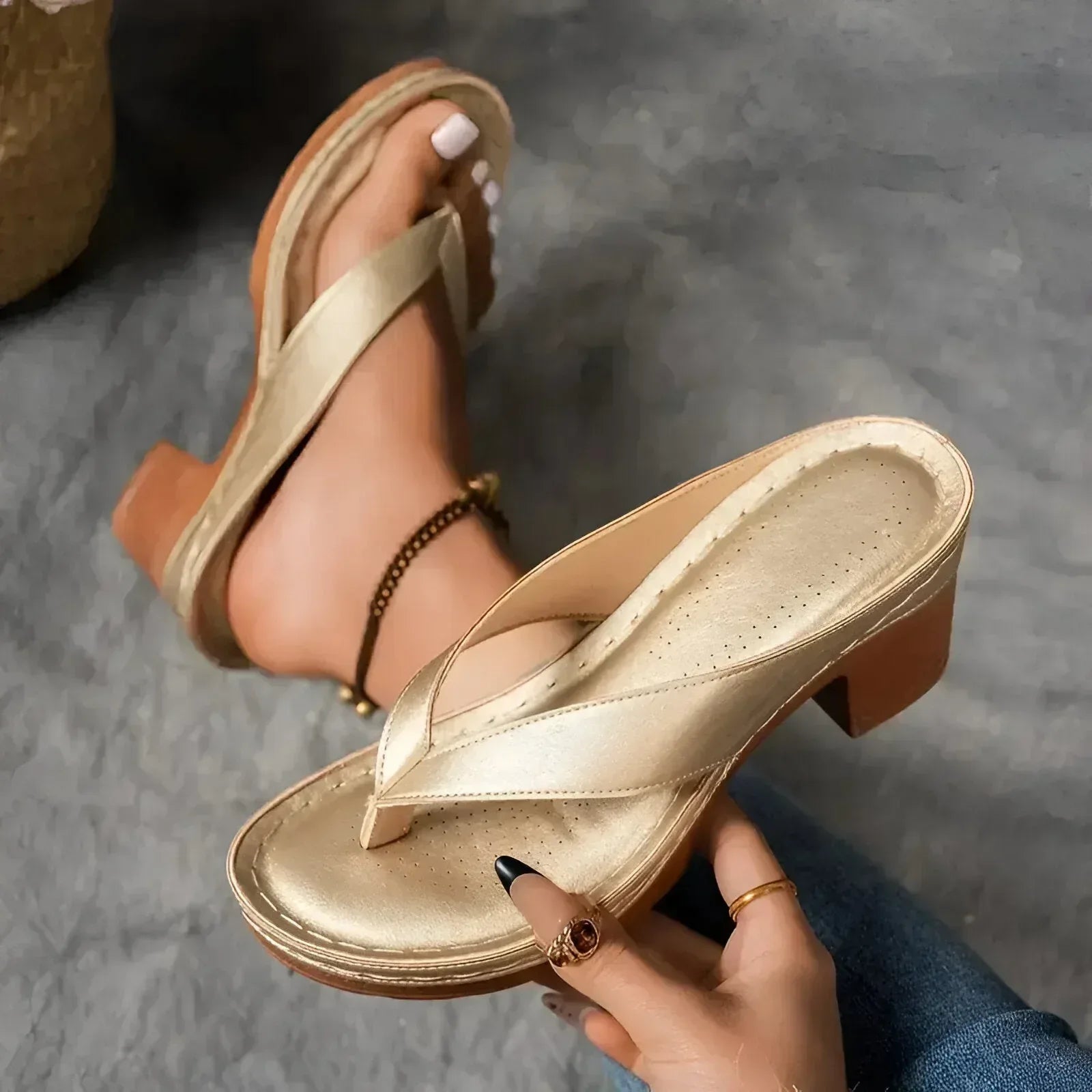 Geneva™ Elegant High-Heeled Mule - Sarah and Emma Portland