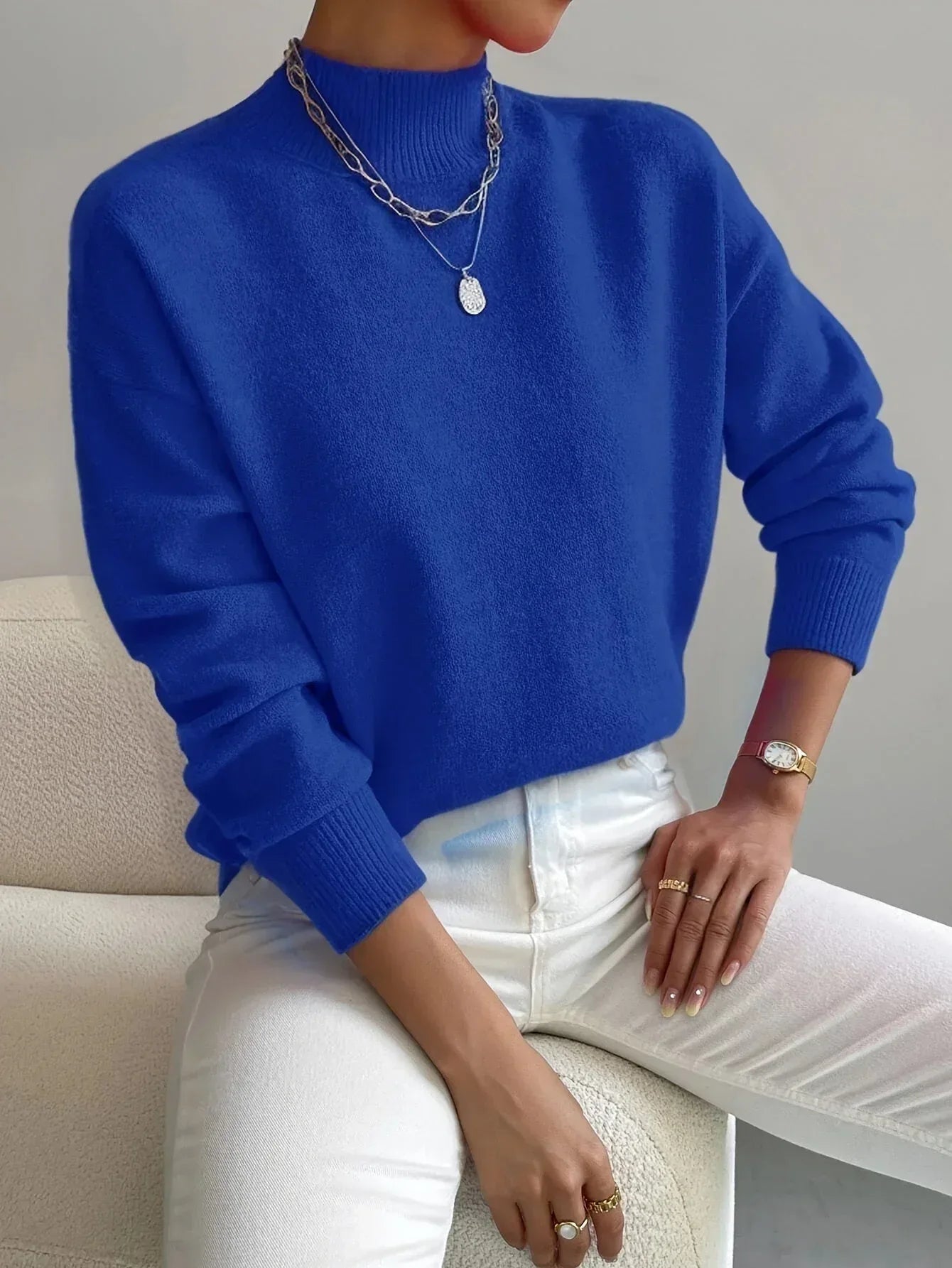 Marie - Windsor Knit Jumper - Sarah and Emma Portland