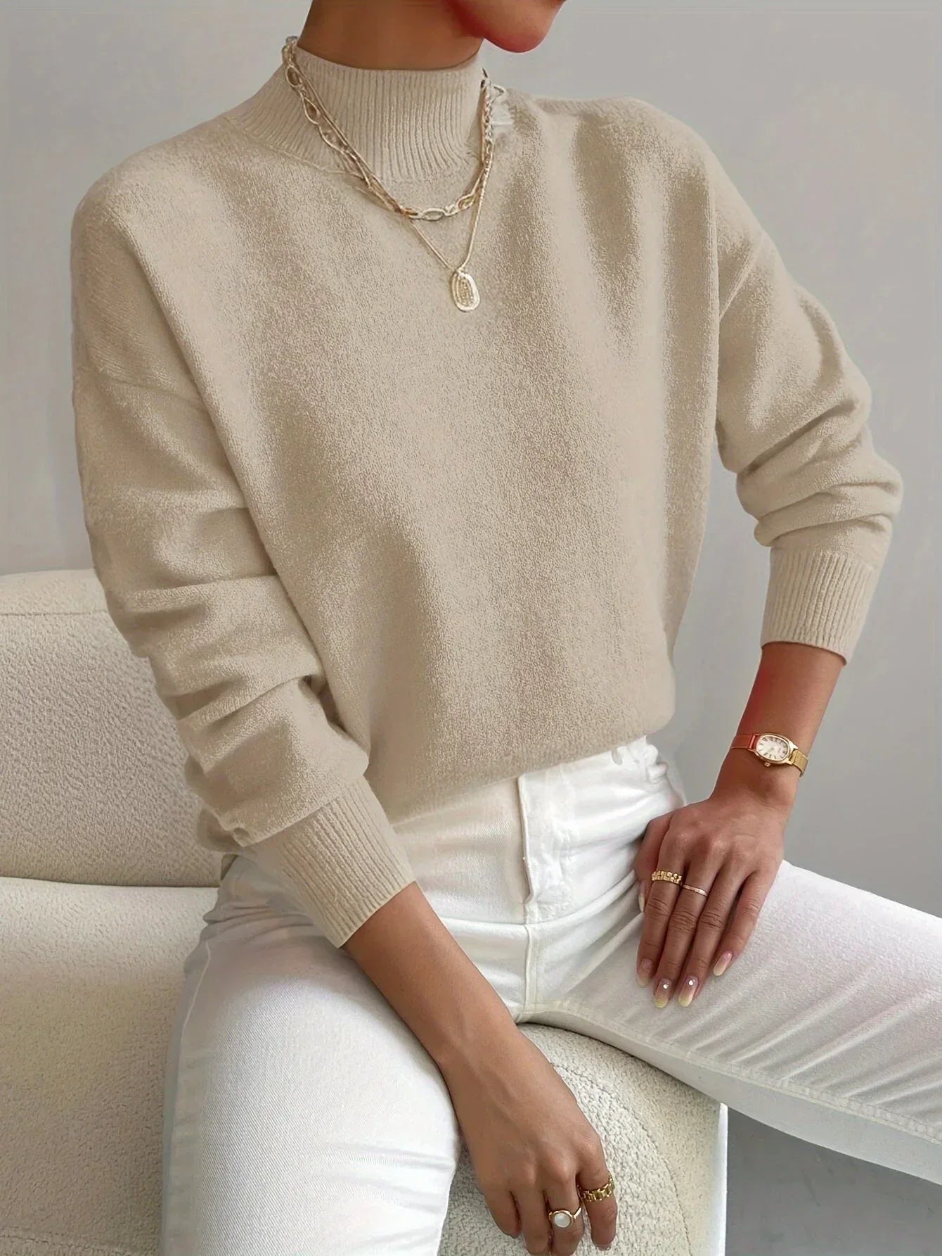 Marie - Windsor Knit Jumper - Sarah and Emma Portland