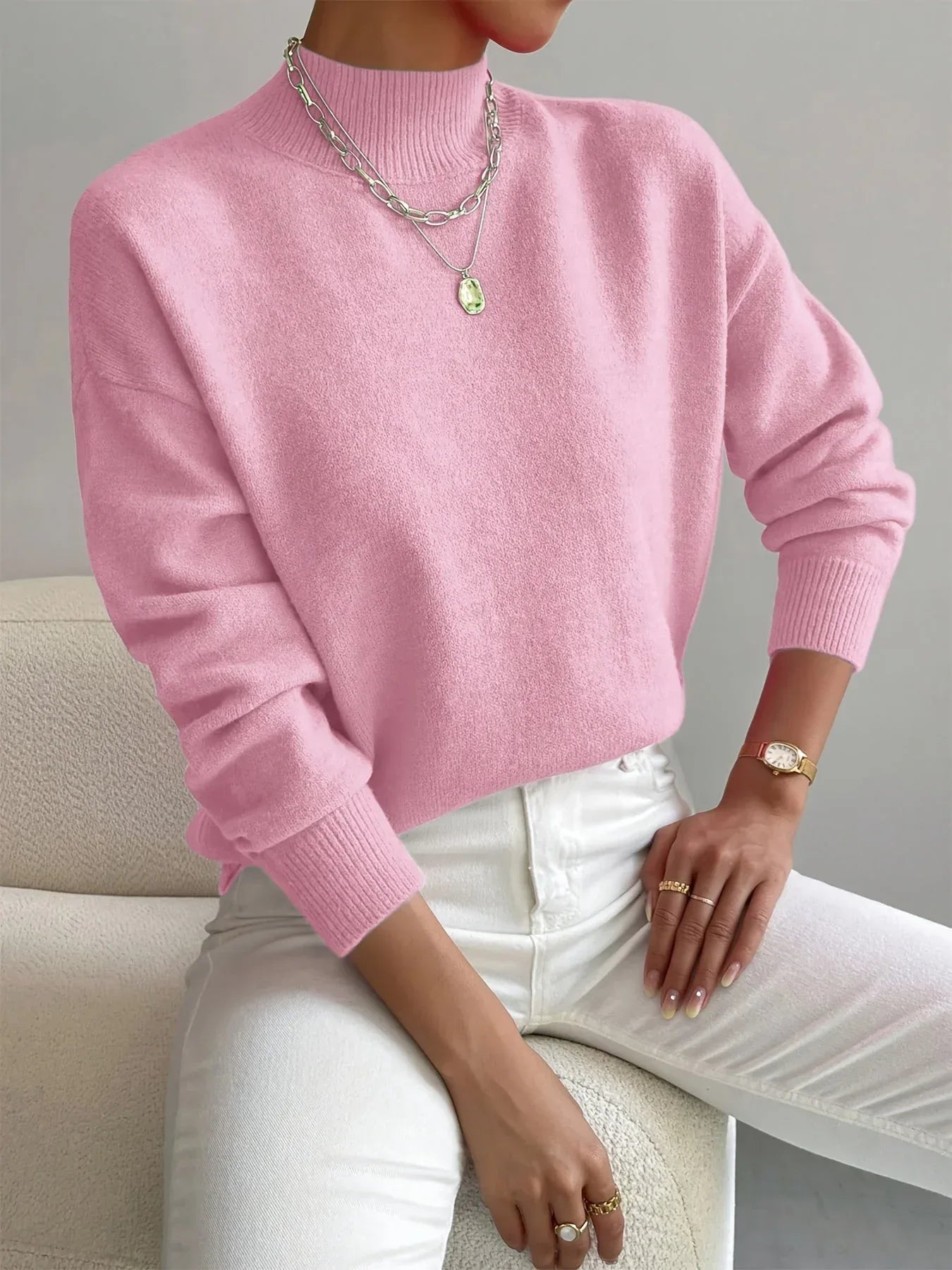 Marie - Windsor Knit Jumper - Sarah and Emma Portland