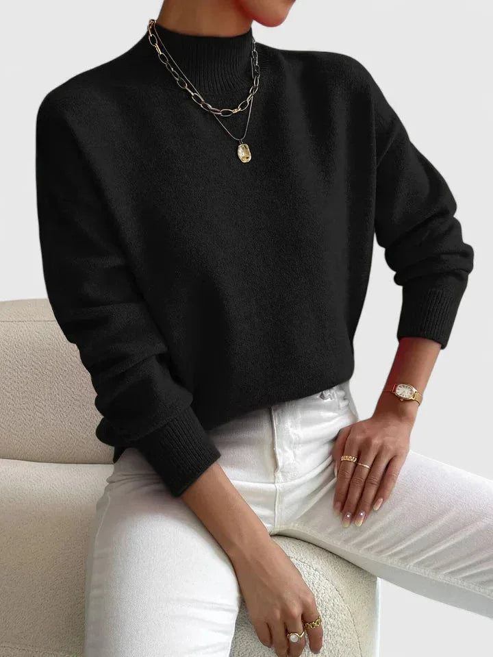 Marchelina | Elegant Turtleneck Sweater - Sarah and Emma Portland