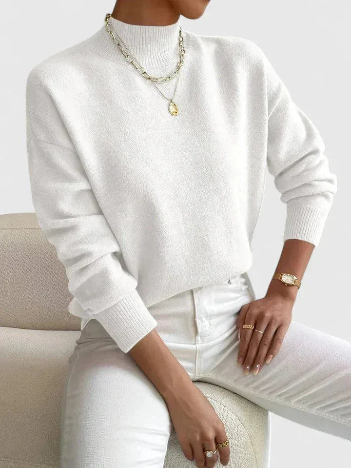 Marchelina | Elegant Turtleneck Sweater - Sarah and Emma Portland