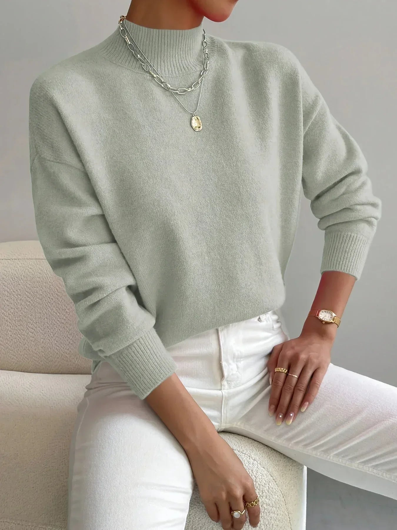Marie - Windsor Knit Jumper - Sarah and Emma Portland