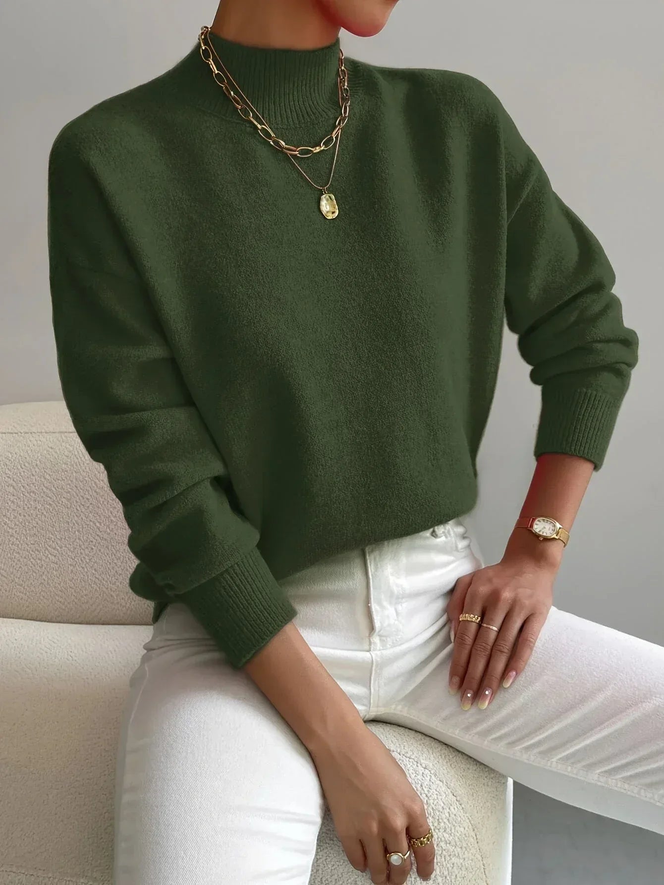 Marie - Windsor Knit Jumper - Sarah and Emma Portland