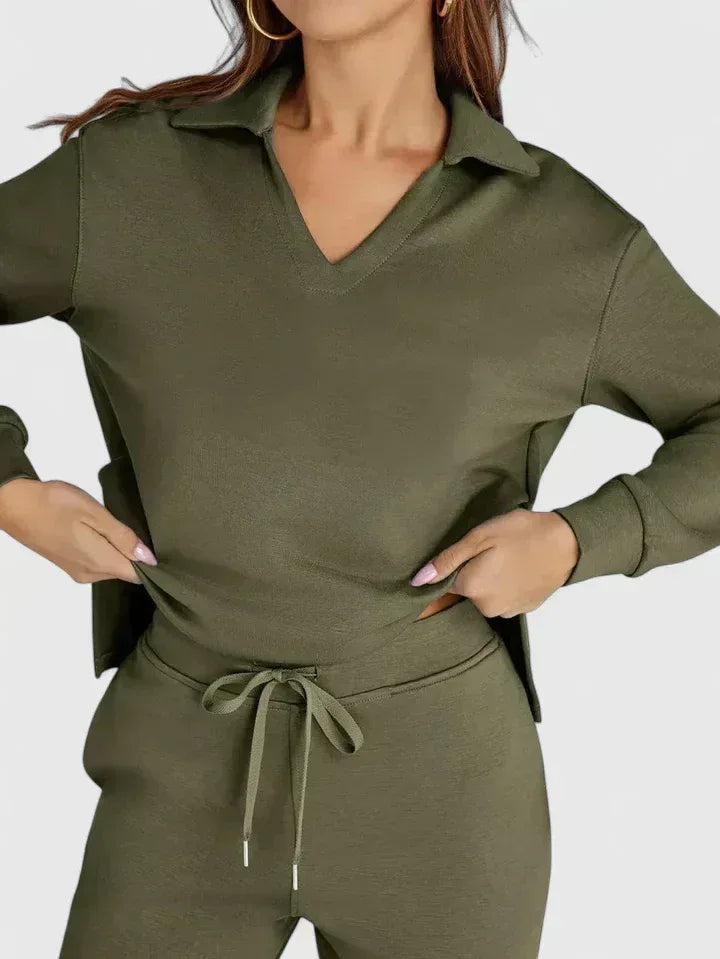 Anzhelee | Sophisticated Two-Piece Set - Sarah and Emma Portland