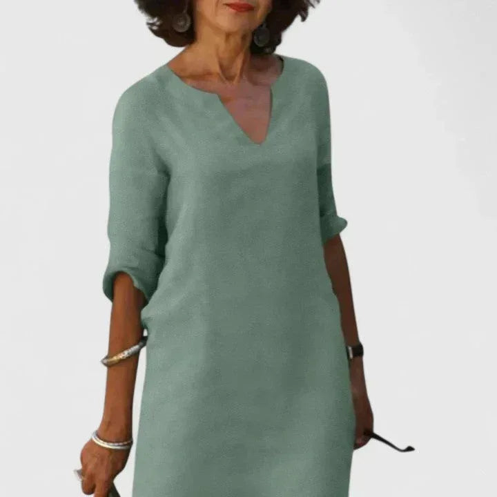 Josephine | V-Neck Dress - Sarah and Emma Portland