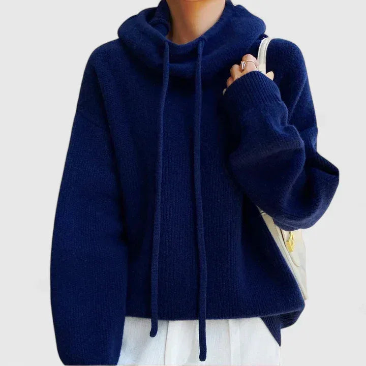 Leonie | Cozy Knit Hoodie - Sarah and Emma Portland