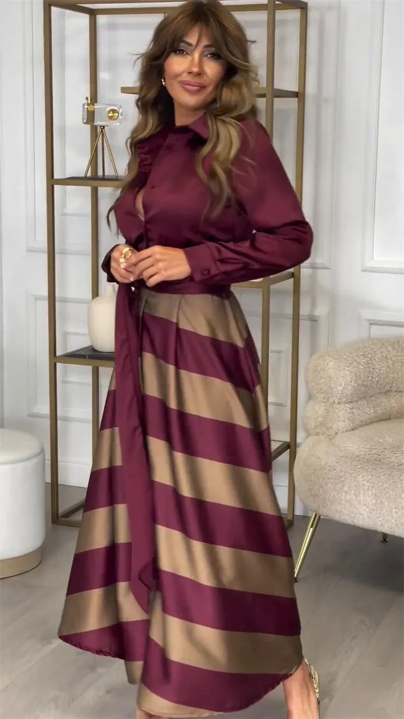 Diana™  | Striped Maxi Dress