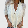 Calista | Elegant Knitted Shirt - Sarah and Emma Portland