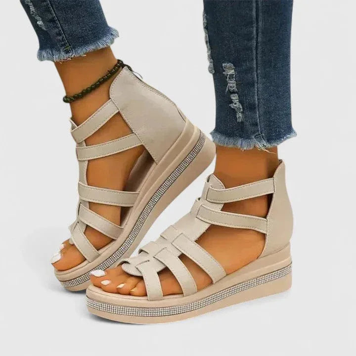 Kendall | Orthopedic Strass Sandals - Sarah and Emma Portland