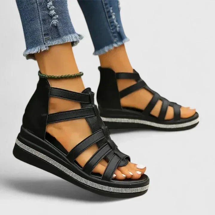 Kendall | Orthopedic Strass Sandals - Sarah and Emma Portland