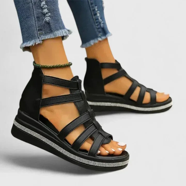 Kendall | Orthopedic Strass Sandals - Sarah and Emma Portland