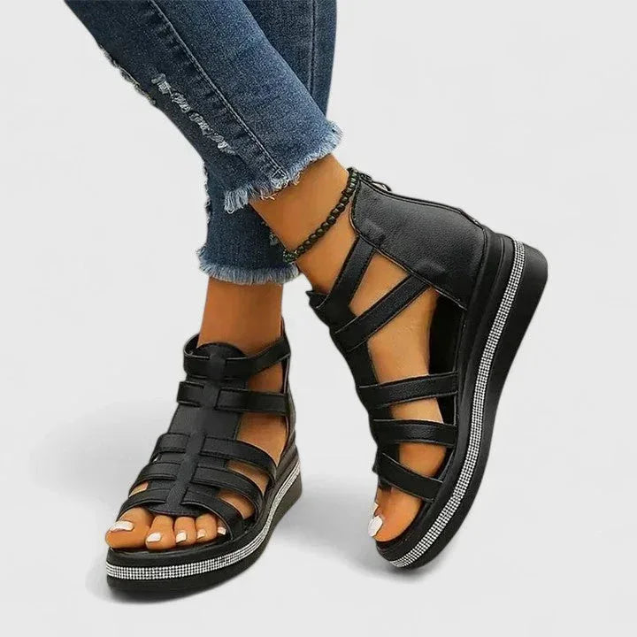 Kendall | Orthopedic Strass Sandals - Sarah and Emma Portland