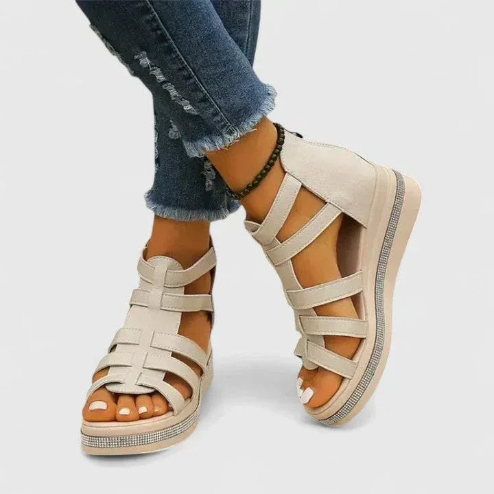 Kendall | Orthopedic Strass Sandals - Sarah and Emma Portland