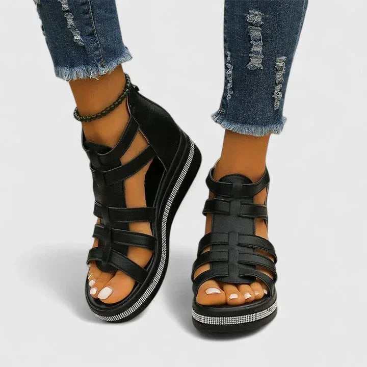 Kendall | Orthopedic Strass Sandals - Sarah and Emma Portland
