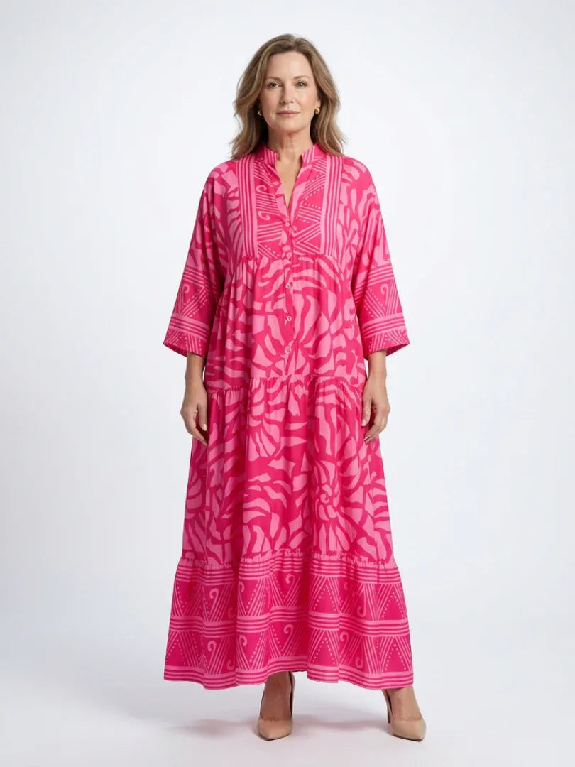 Marielle | Button Front Midi Dress