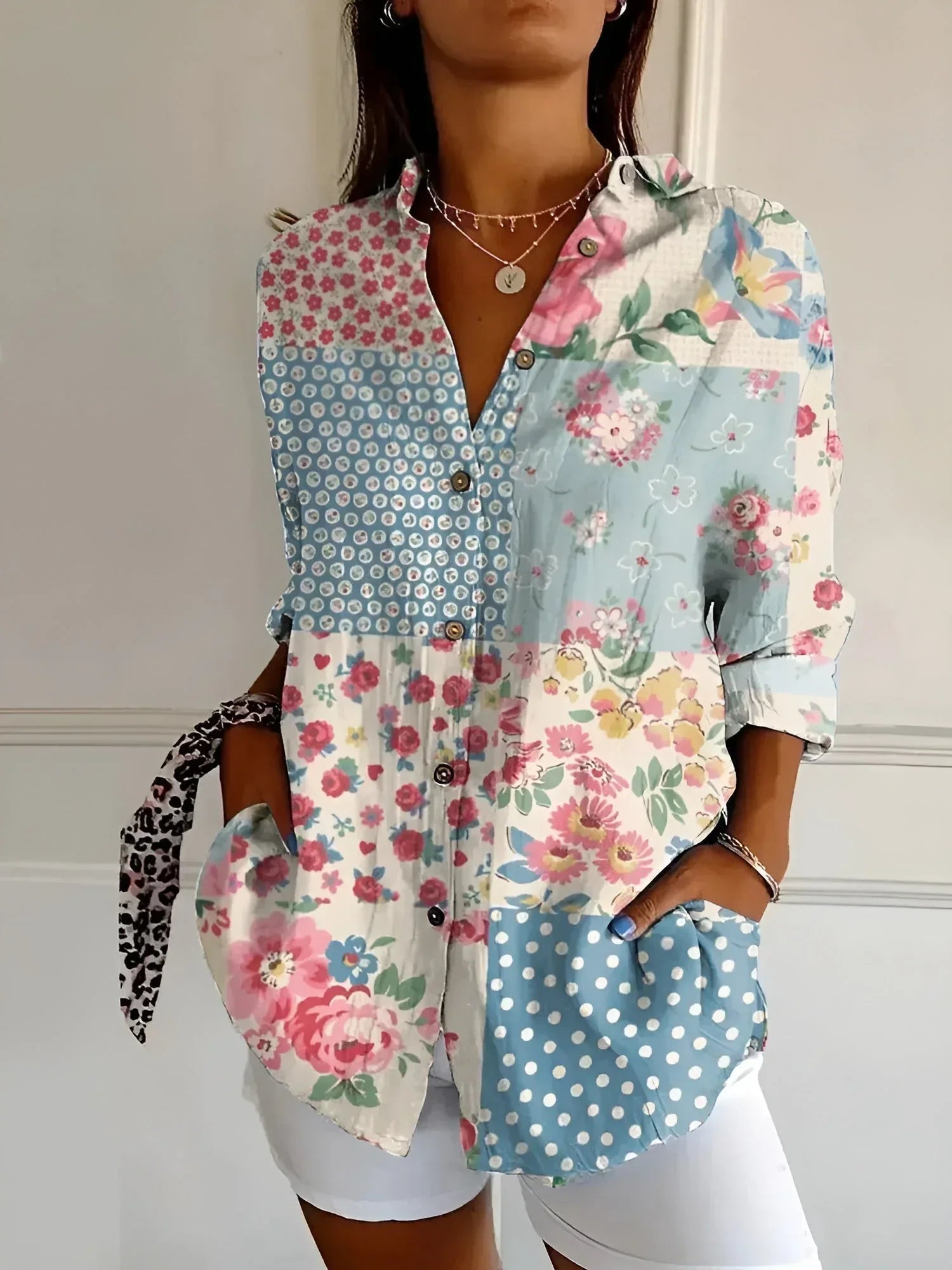 Maia | Floral Summer Blouse - Sarah and Emma Portland