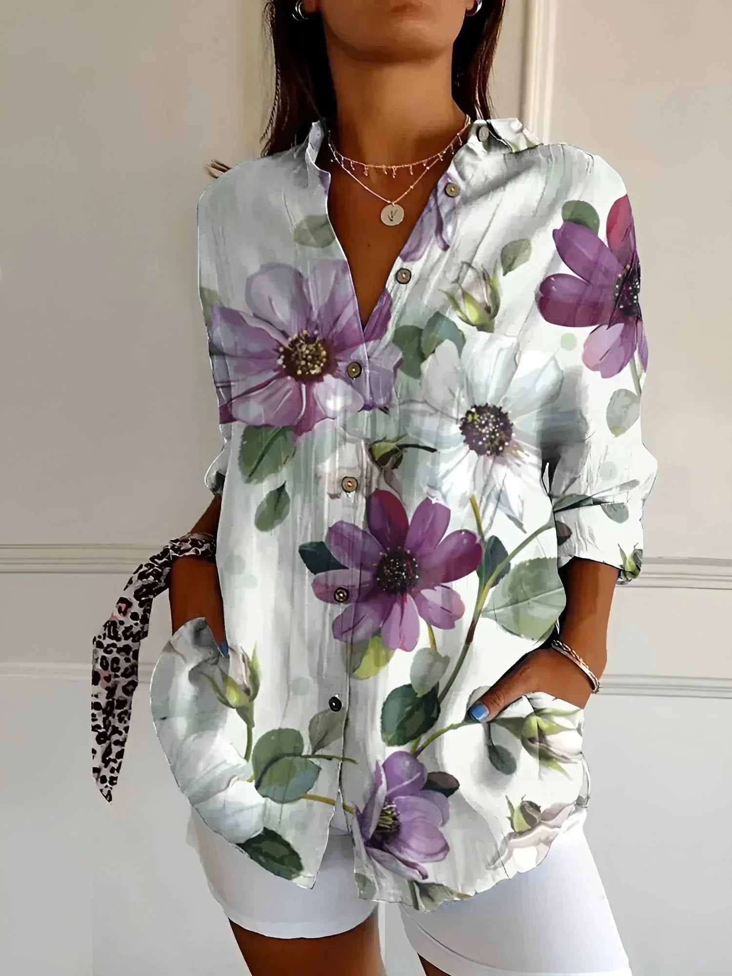 Maia | Floral Summer Blouse - Sarah and Emma Portland