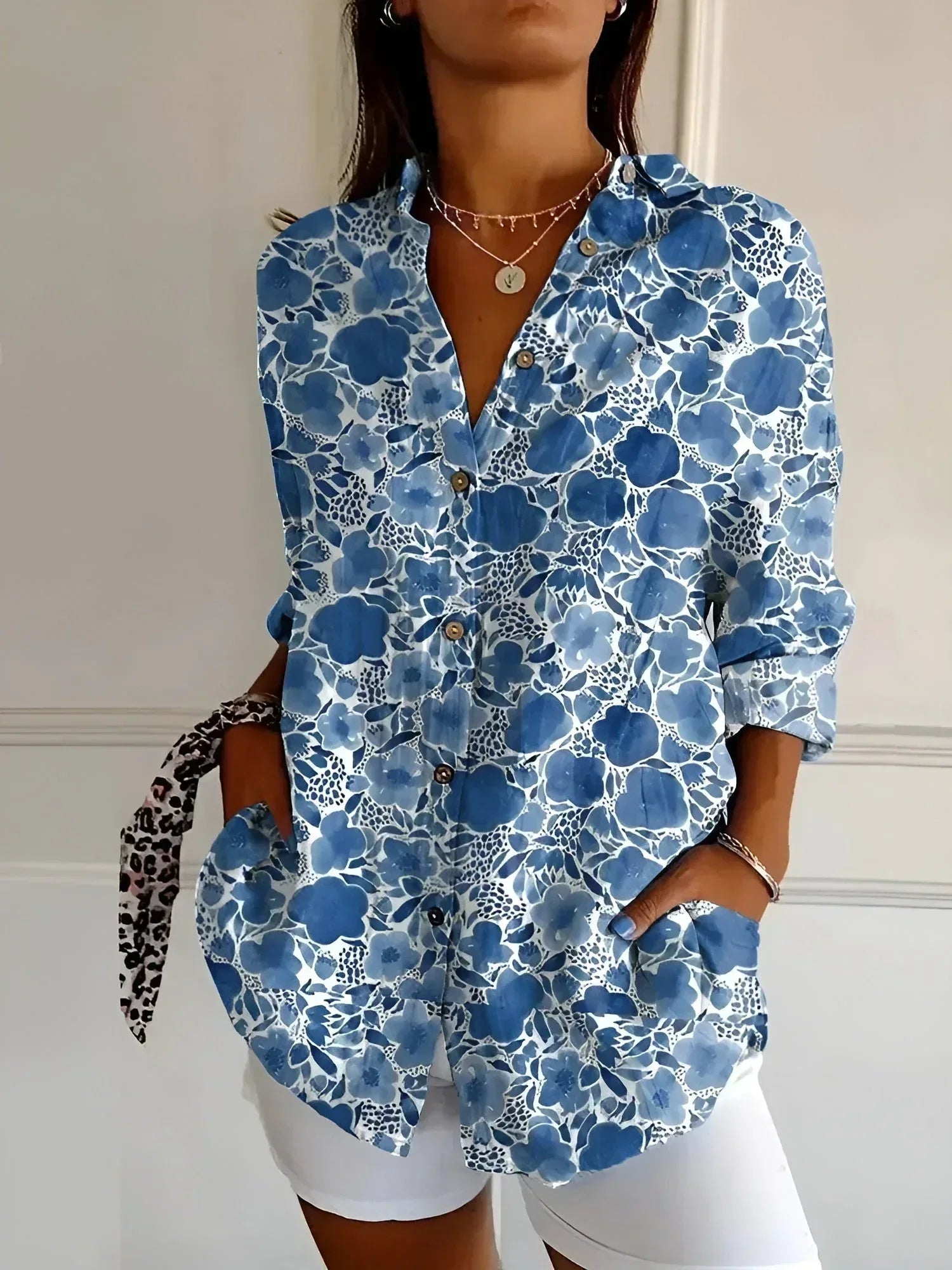 Maia | Floral Summer Blouse - Sarah and Emma Portland