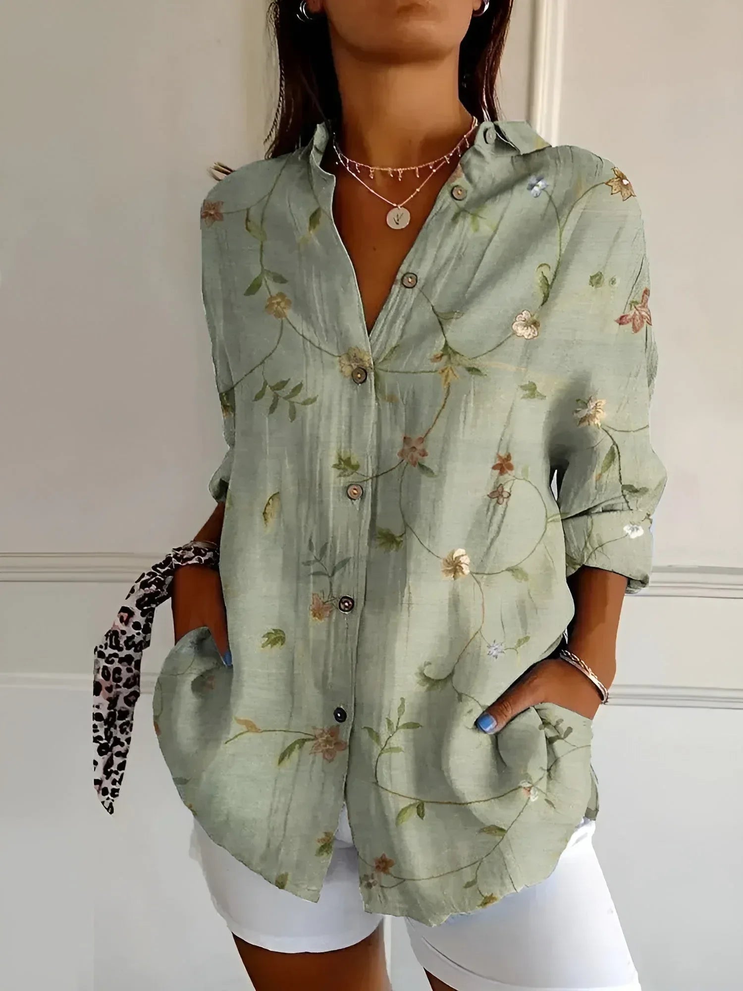 Maia | Floral Summer Blouse - Sarah and Emma Portland