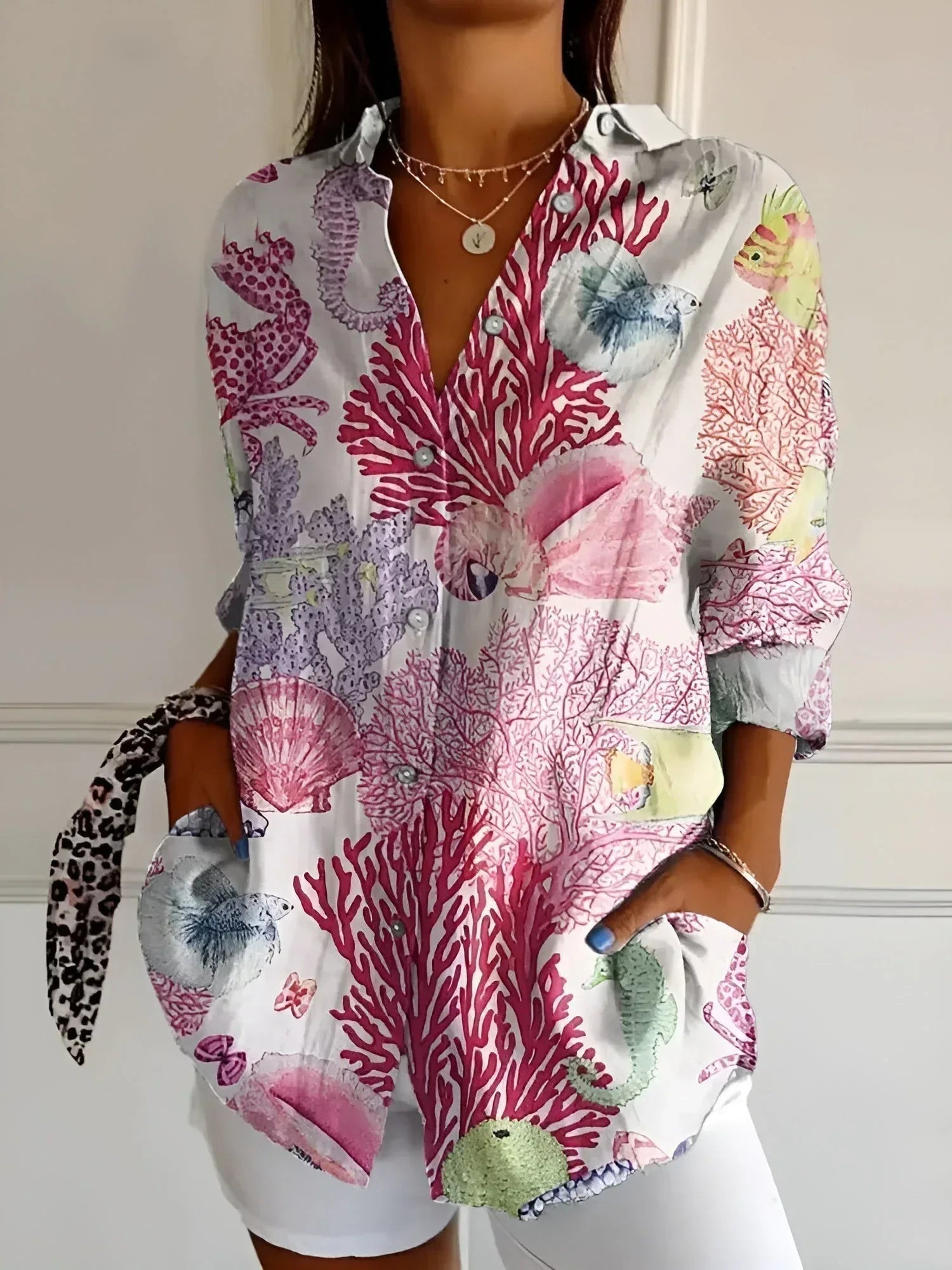Maia | Floral Summer Blouse - Sarah and Emma Portland