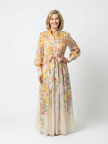 Cressida | Floral Sheer Long Sleeve Maxi Dress - Sarah and Emma Portland
